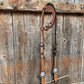 Light Oil Basketweave Clear Browband/One Ear Tack Set #BBBC497 - RODEO DRIVE