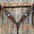 Hand Painted Two Tone Clear/Turquoise Browband / One Ear / Breastcollar #BBBC507 - RODEO DRIVE