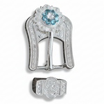 Bright Silver Aqua & Clear - RODEO DRIVE