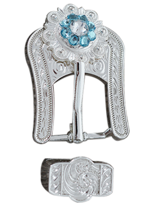 Bright Silver Aqua & Clear - RODEO DRIVE