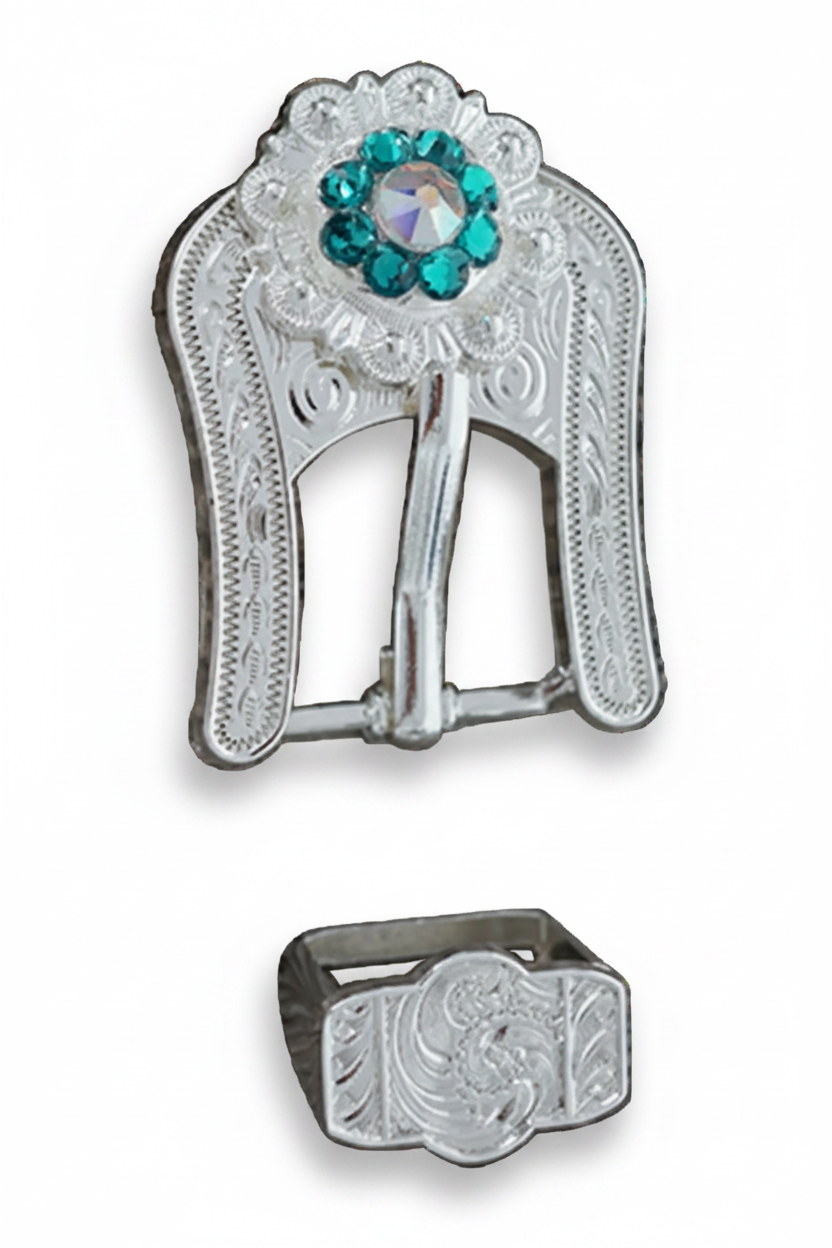 Bright Silver Teal & AB - RODEO DRIVE
