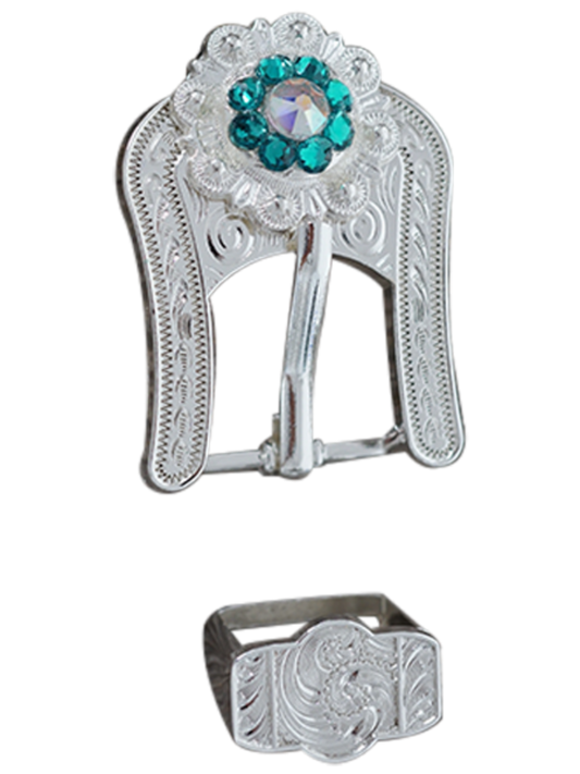 Bright Silver Teal & AB - RODEO DRIVE