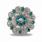 Bright Silver Teal & AB - RODEO DRIVE