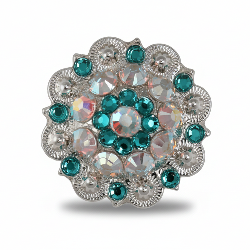 Bright Silver Teal & AB - RODEO DRIVE