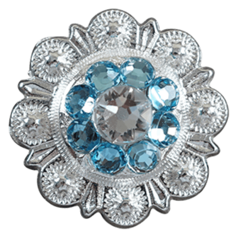 Bright Silver Aqua & Clear - RODEO DRIVE