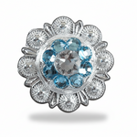 Bright Silver Aqua & Clear - RODEO DRIVE
