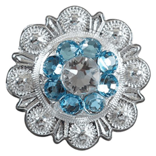 Bright Silver Aqua & Clear - RODEO DRIVE