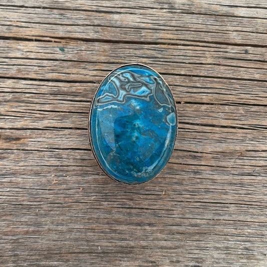 Blue Cabochon Western Concho 1" CABBL - RODEO DRIVE