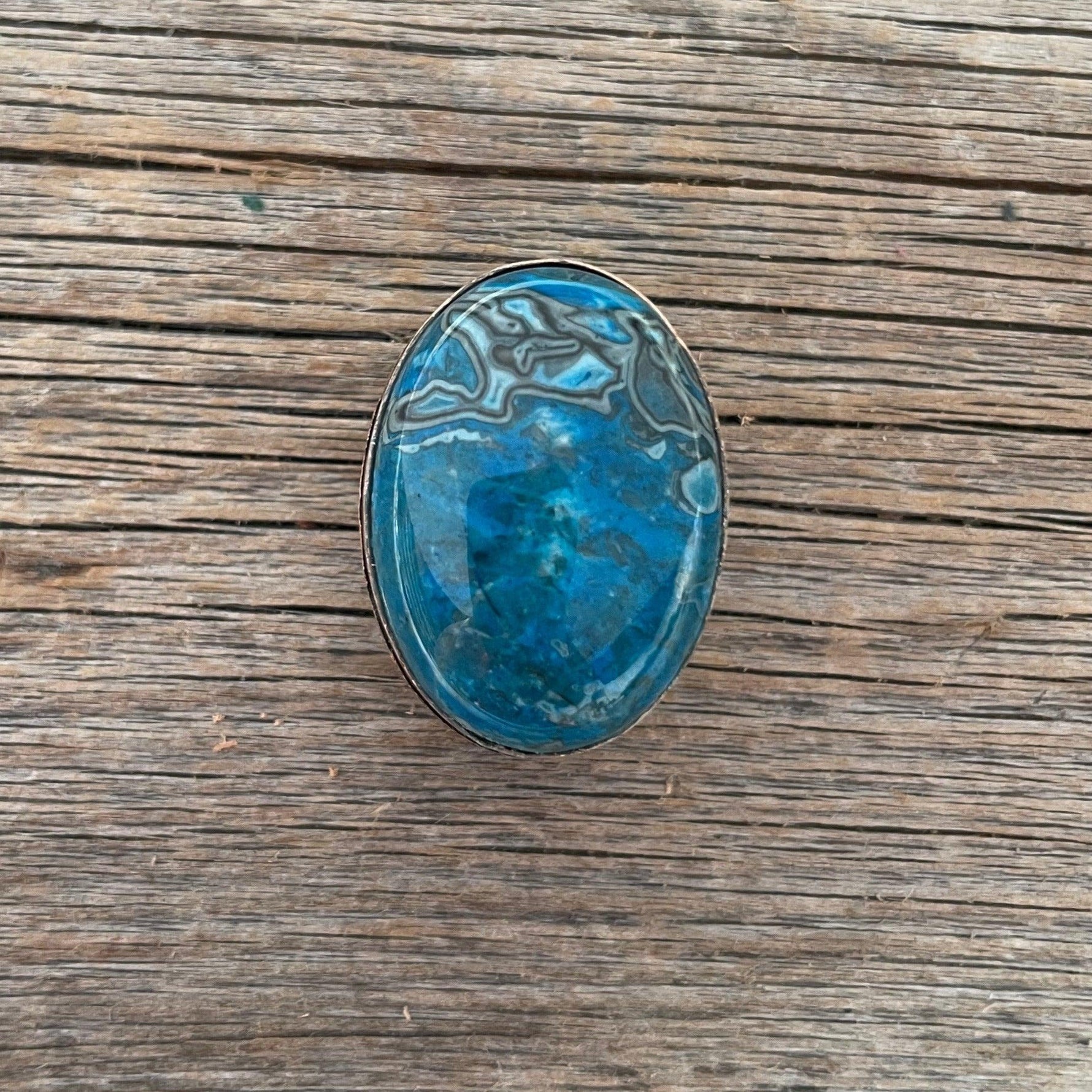 Blue Cabochon Western Concho 1" CABBL - RODEO DRIVE