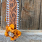 Whip Stitch One Ear Headstall / Bridle - Yellow Roses & European Conchos #OE286 - RODEO DRIVE