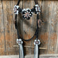 Black and White V Browband Headstall #BB310 - RODEO DRIVE