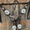 Dark Oil Basketweave White Browband/One Ear Tack Set with Witherstrap #BBBC453 - RODEO DRIVE