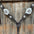 Dark Oil Basketweave White Browband/One Ear Tack Set with Witherstrap #BBBC453 - RODEO DRIVE