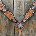 Classic AB Browband/One Ear Tack Set with Wither Strap #BBBC457 - RODEO DRIVE