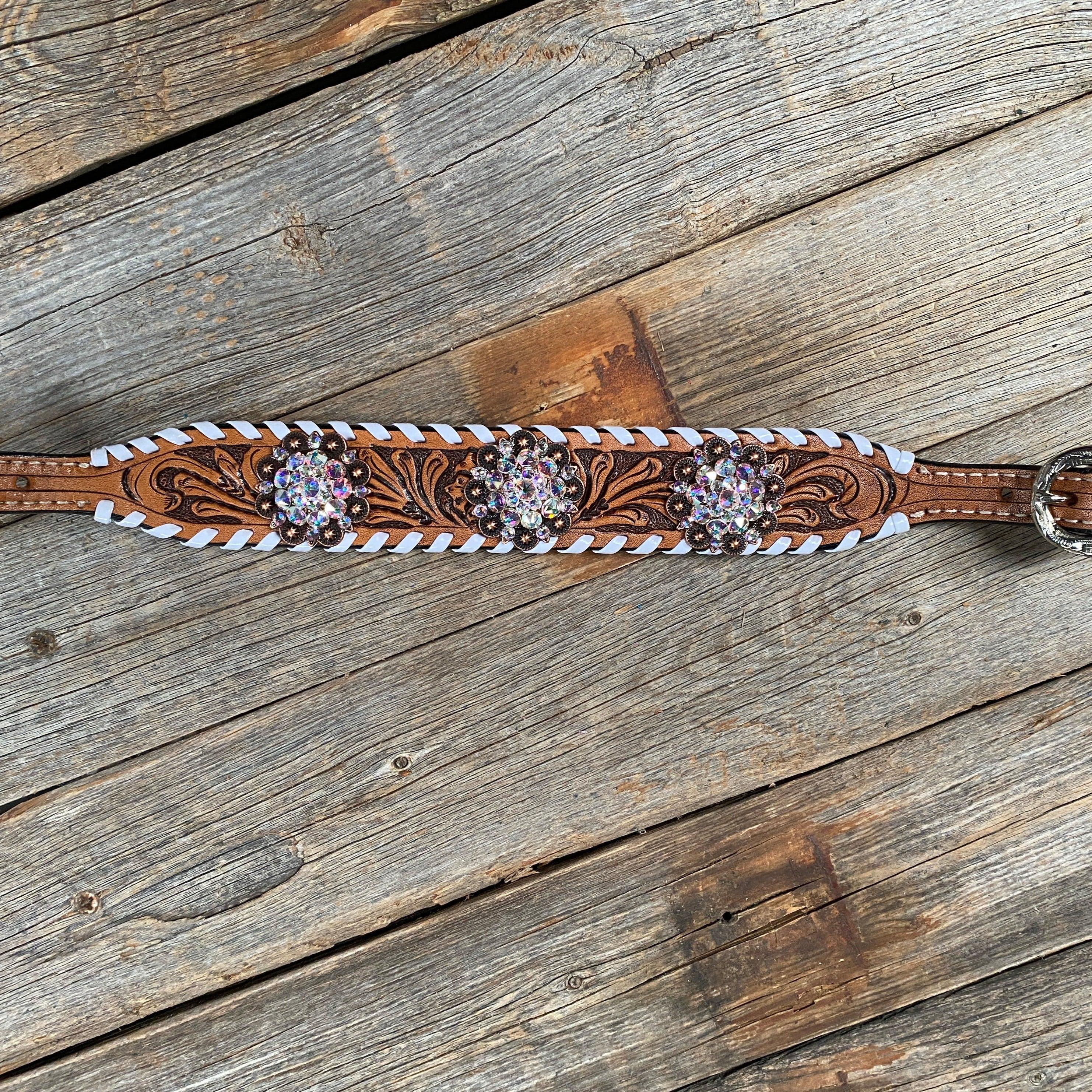 Whipstitch AB Browband/One Ear Tack Set with Wither Strap #BBBC458 - RODEO DRIVE