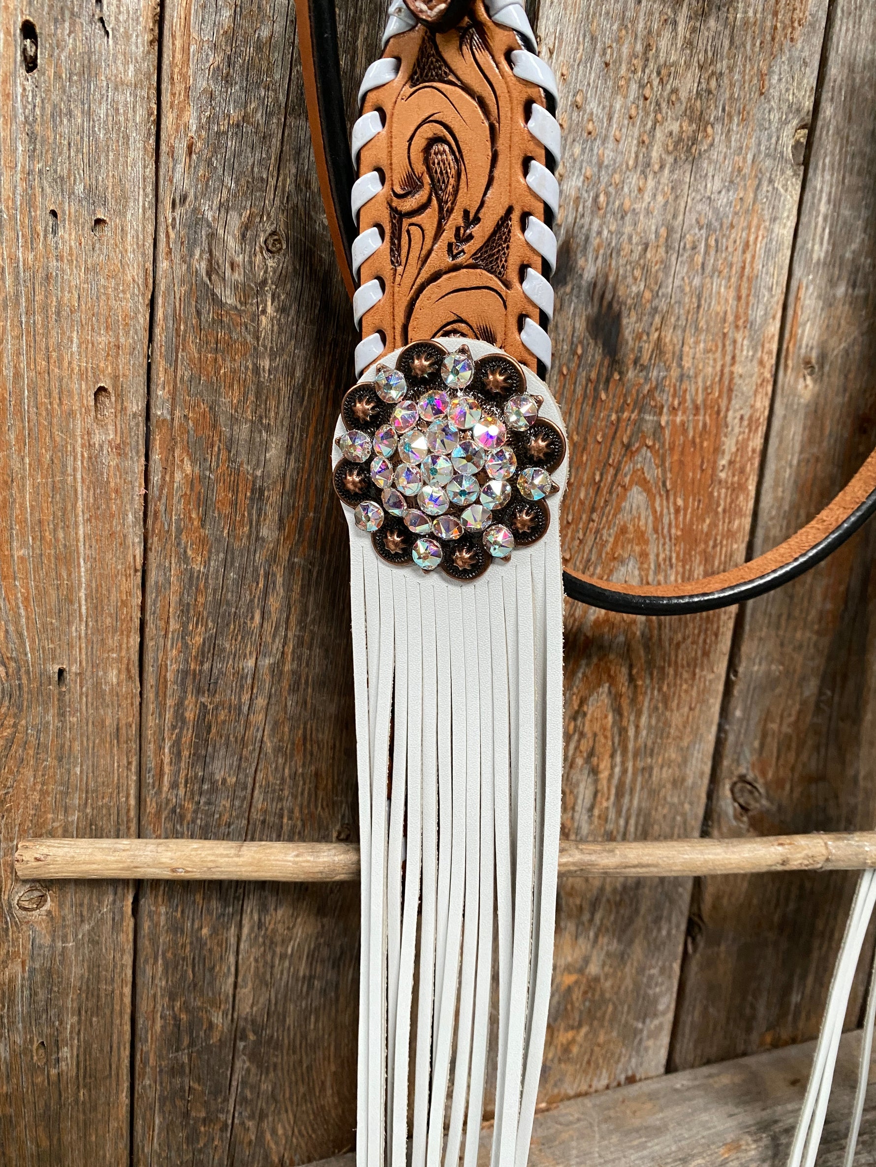 Whipstitch AB Browband/One Ear Tack Set with Wither Strap #BBBC458 - RODEO DRIVE