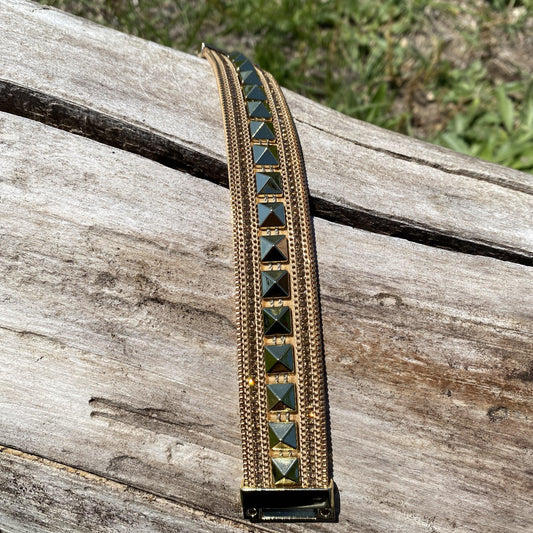 Champagne & Gold Fashion Bracelet XI105 - RODEO DRIVE