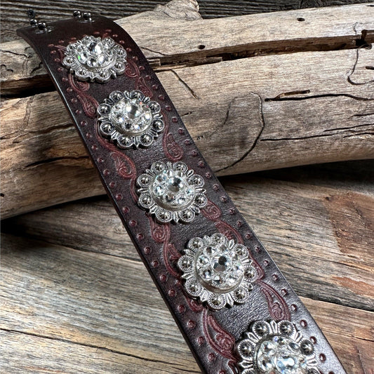 Clear Leather Bracelet LB105 - RODEO DRIVE