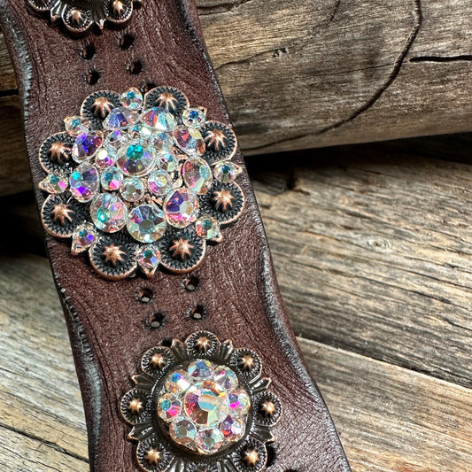 Copper AB Leather Bracelet LB107 - RODEO DRIVE