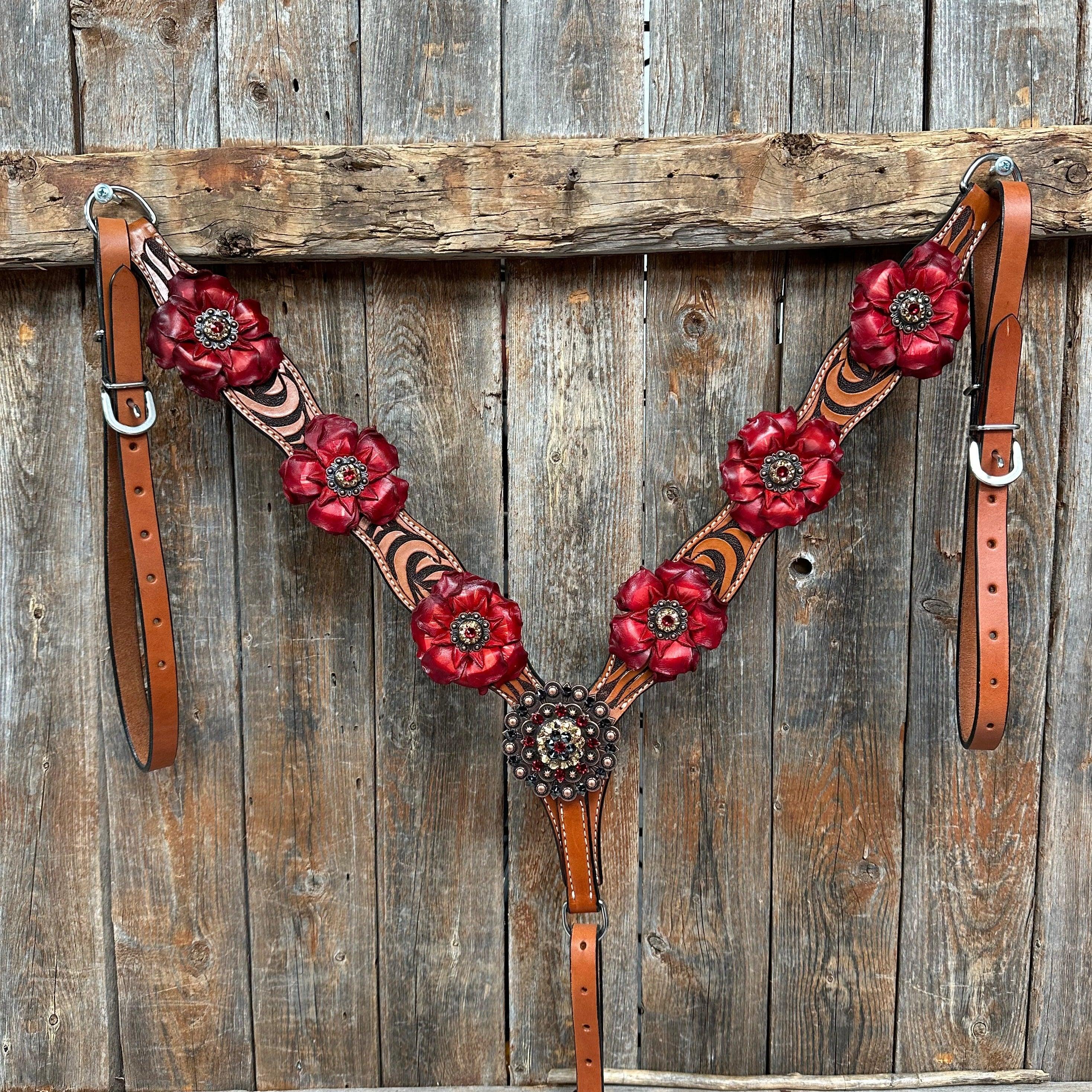 Zebra Ruby Browband / Breastcollar #BBBC512 - RODEO DRIVE