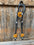 Black Basketweave Yellow and Clear Browband / One Ear Tack Set #BBBC442 - RODEO DRIVE