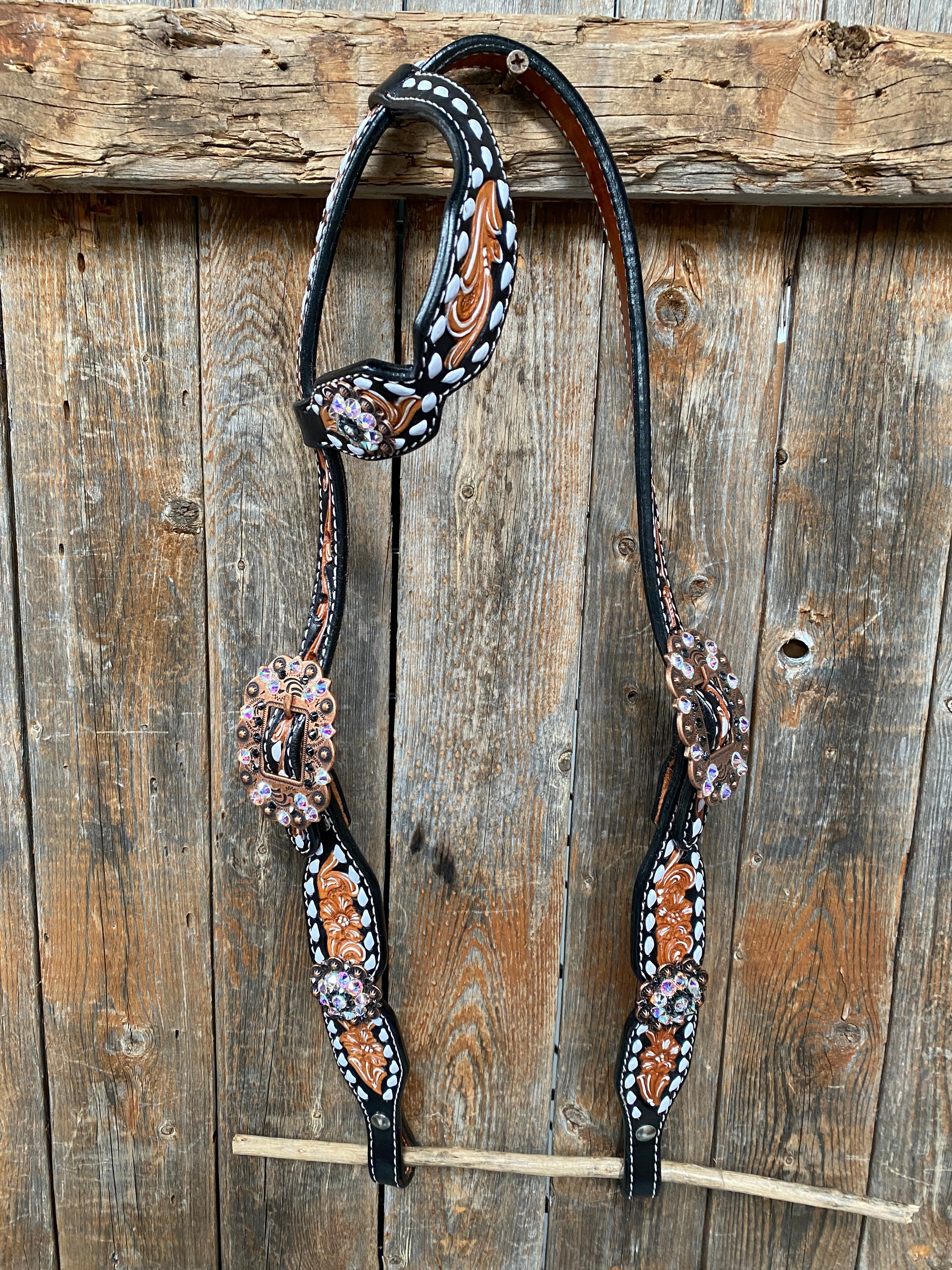 Browband/One Ear & Breastcollar Set #BBBC413 - RODEO DRIVE