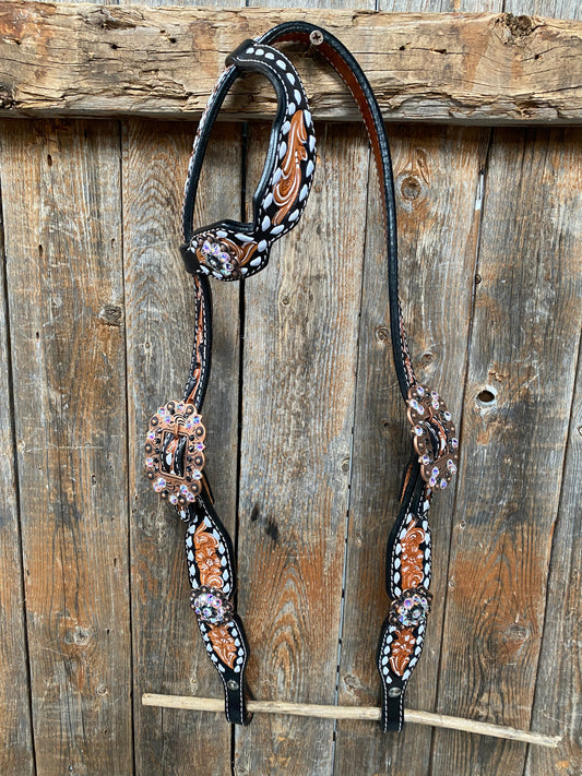 Browband/One Ear & Breastcollar Set #BBBC413 - RODEO DRIVE