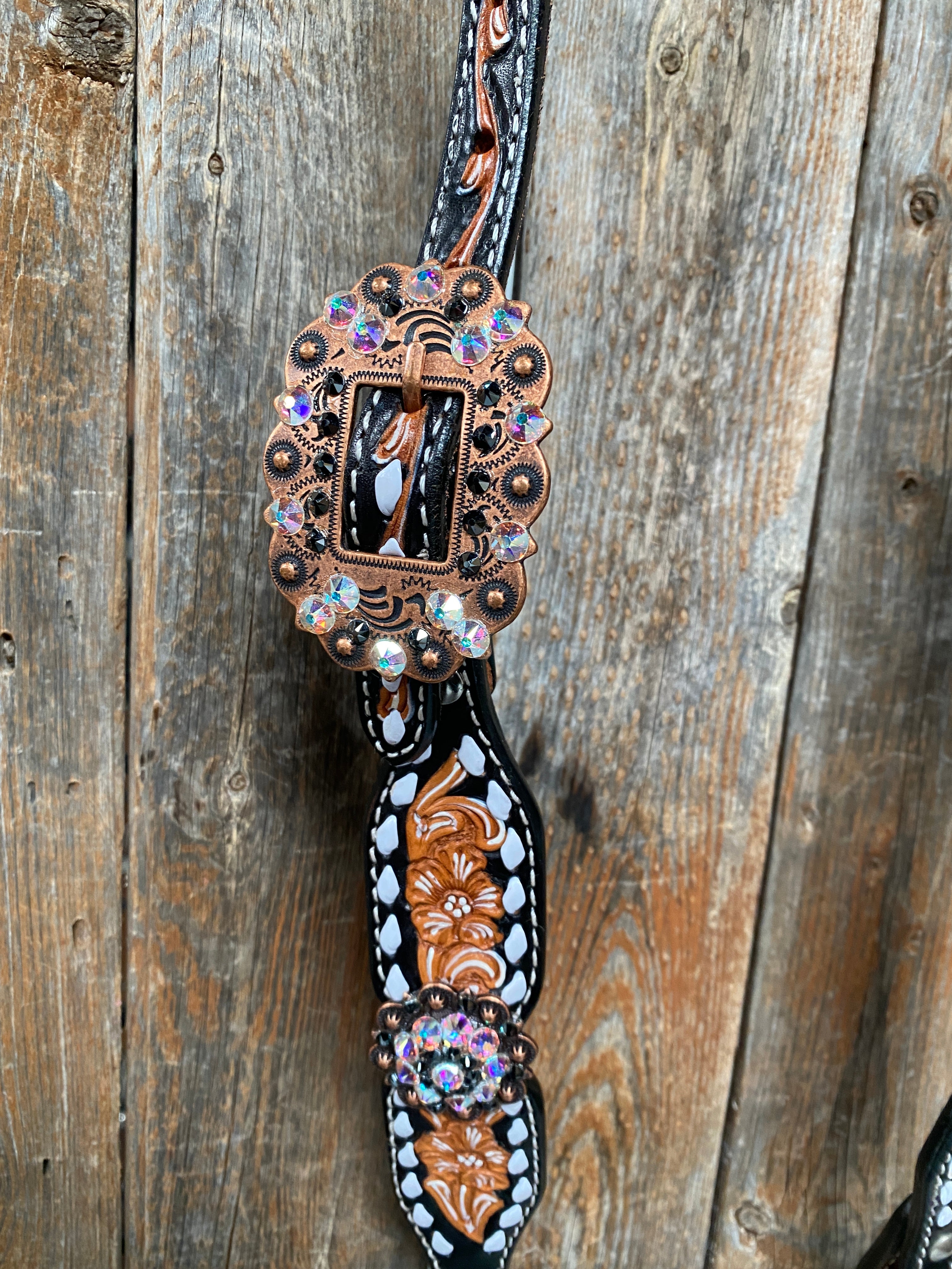 Browband/One Ear & Breastcollar Set #BBBC413 - RODEO DRIVE