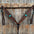 Dark Oil Hand Painted Turquoise Browband/ Breastcollar #BBBC524 - RODEO DRIVE
