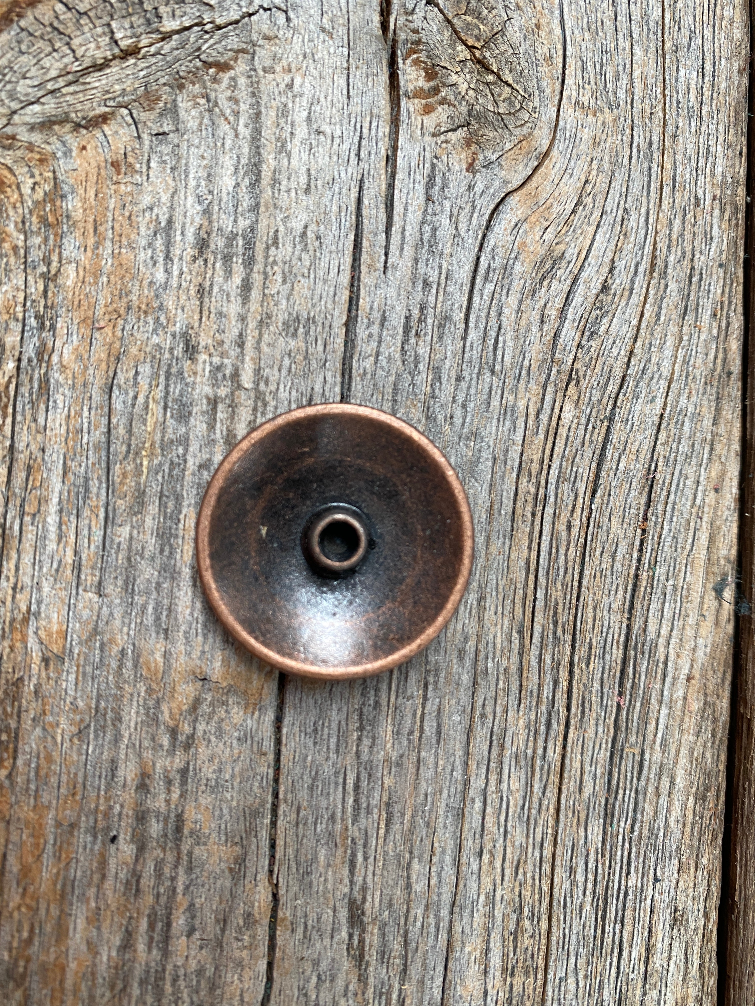 Copper Turquoise & Clear Crystal Concho 1