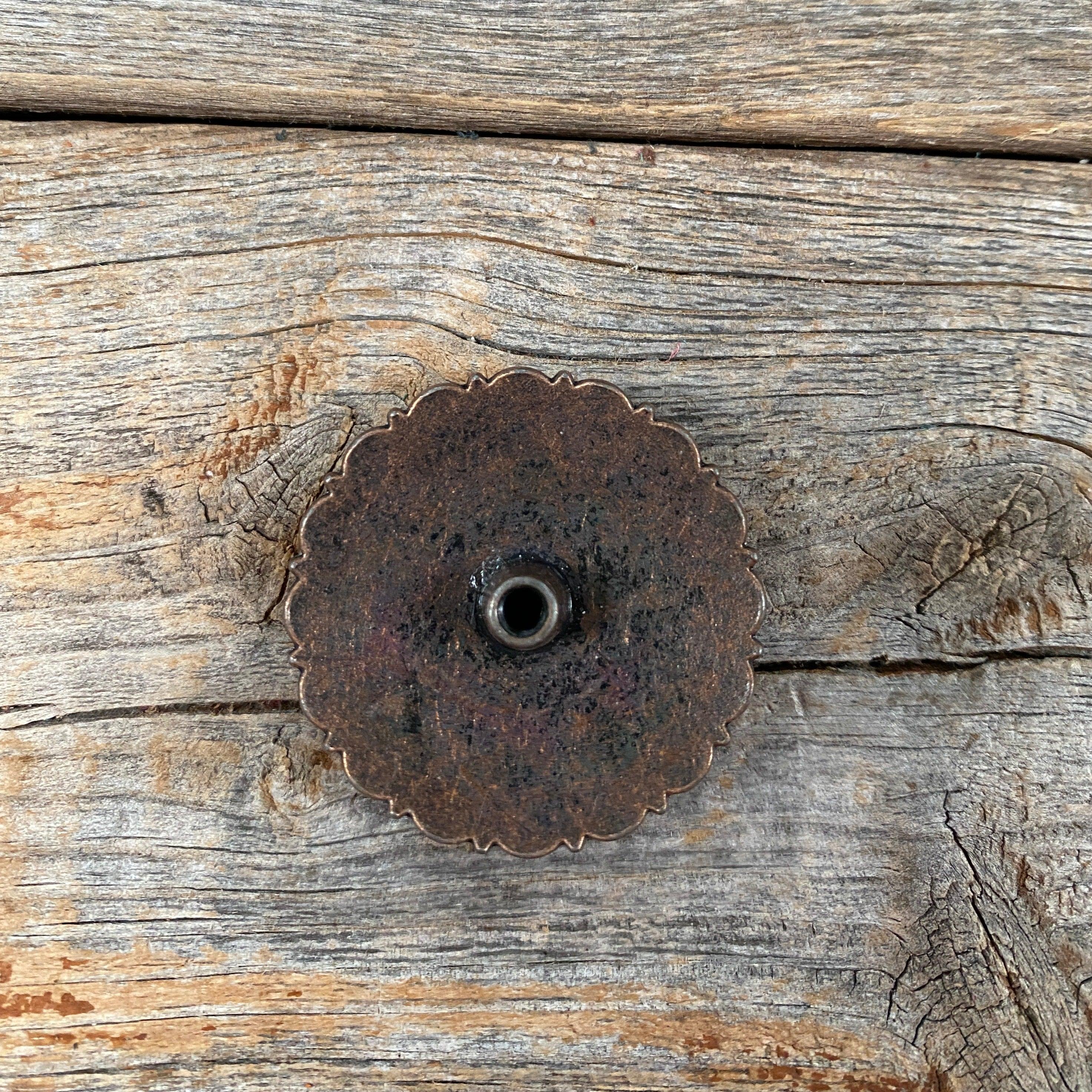 Copper Round Concho 1.5