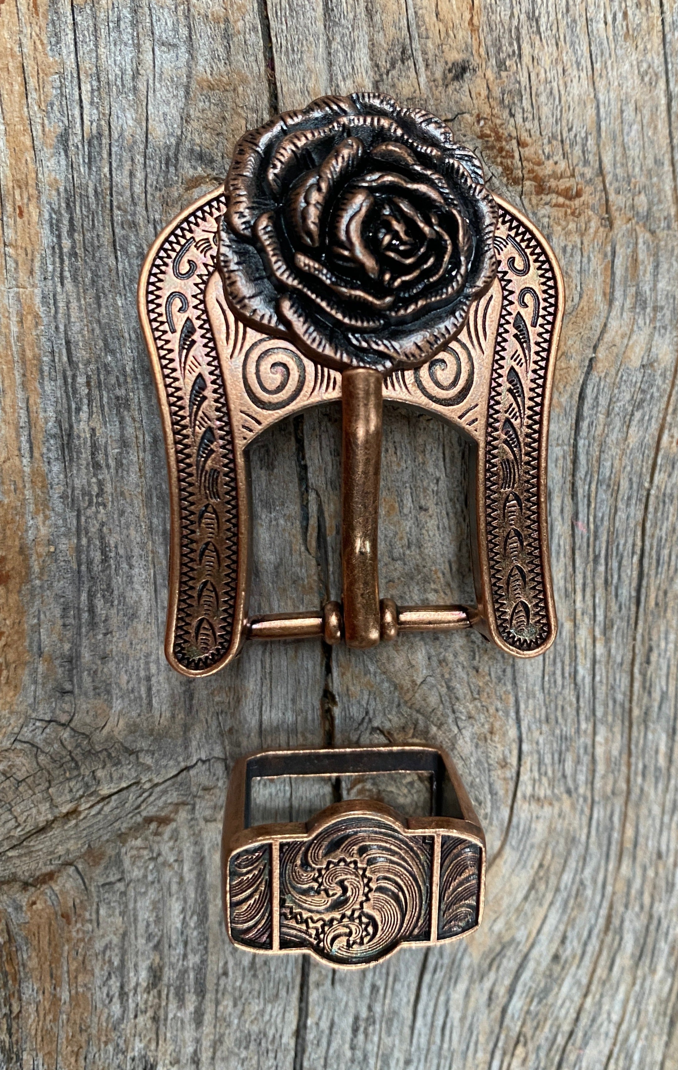 Copper Rose Concho Buckle Adapter W107COBA - RODEO DRIVE