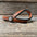Crystal Medium Oil Rustic Tie Down Keepers - RODEO DRIVE
