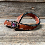 Crystal Medium Oil Rustic Tie Down Keepers - RODEO DRIVE