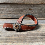 Crystal Medium Oil Rustic Tie Down Keepers - RODEO DRIVE