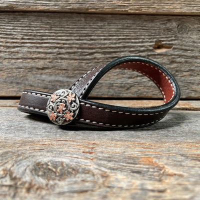 ANTIQUE SILVER COPPER FLOWERS