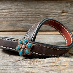 Western Dark Oil Rustic Tie Down Keepers - RODEO DRIVE