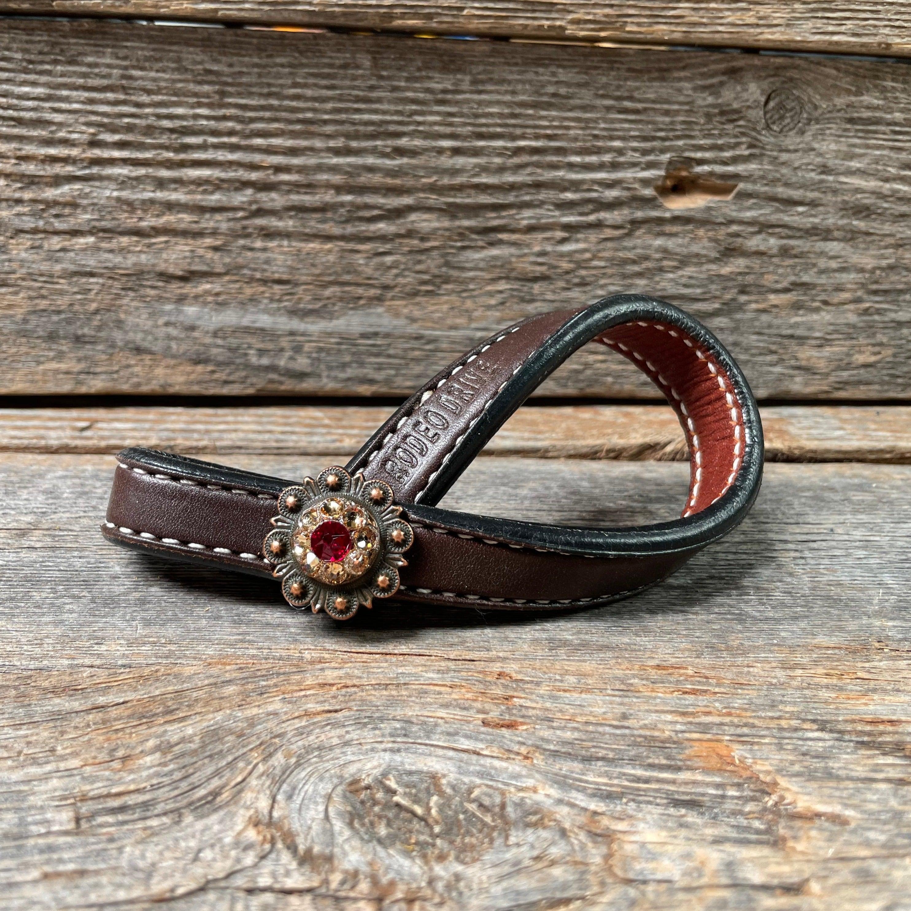 Crystal Dark Oil Rustic Tie Down Keepers - RODEO DRIVE