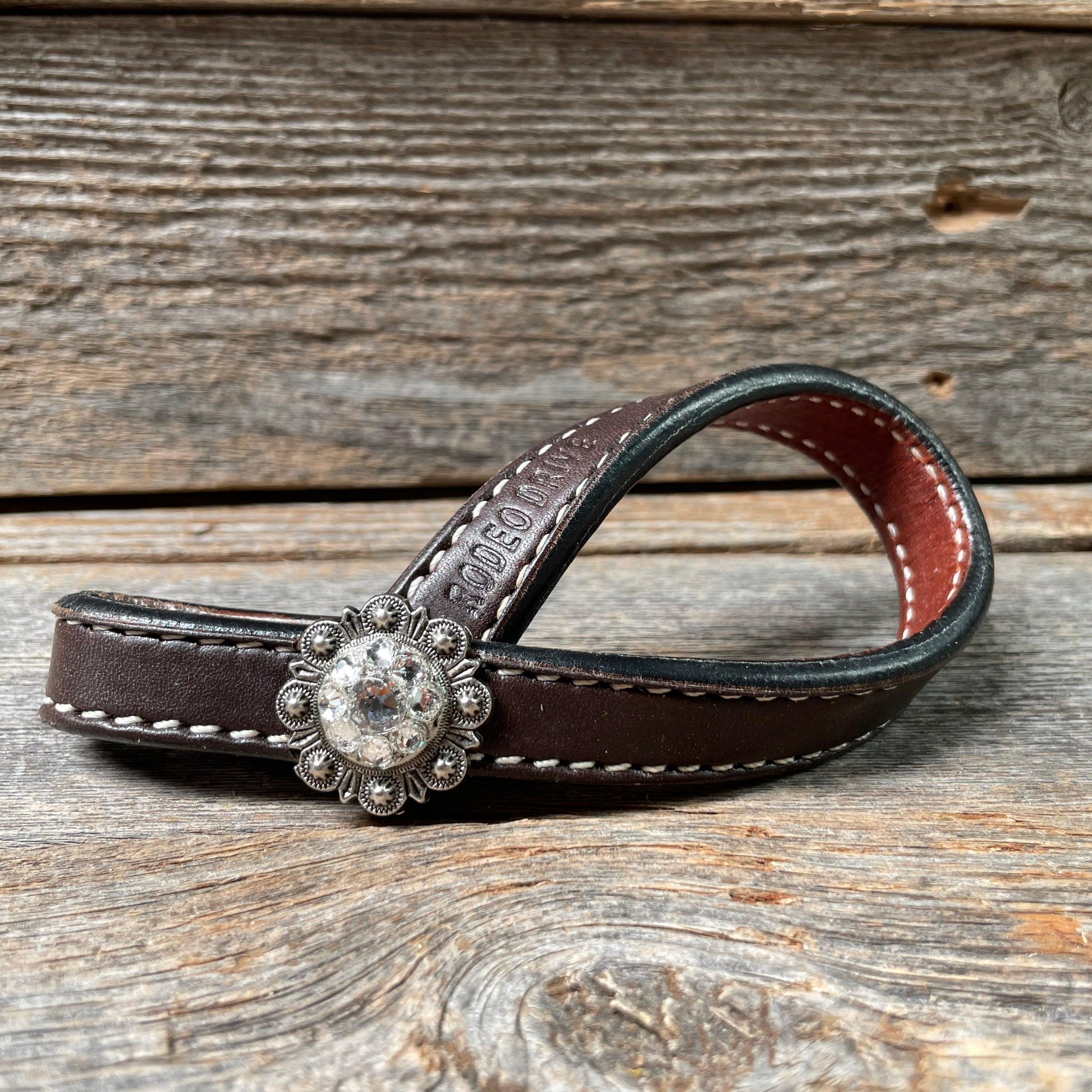 Crystal Dark Oil Rustic Tie Down Keepers - RODEO DRIVE
