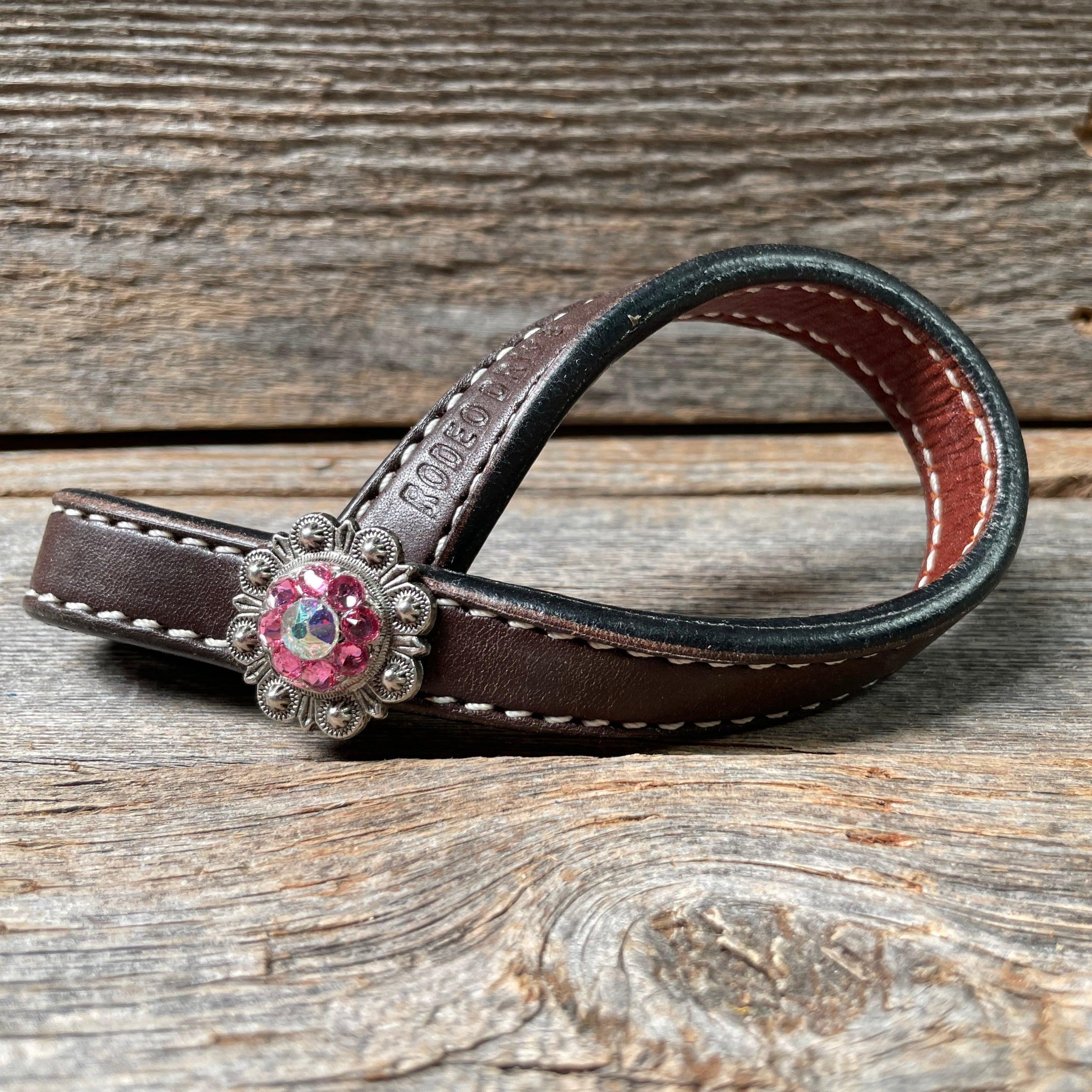 Crystal Dark Oil Rustic Tie Down Keepers - RODEO DRIVE