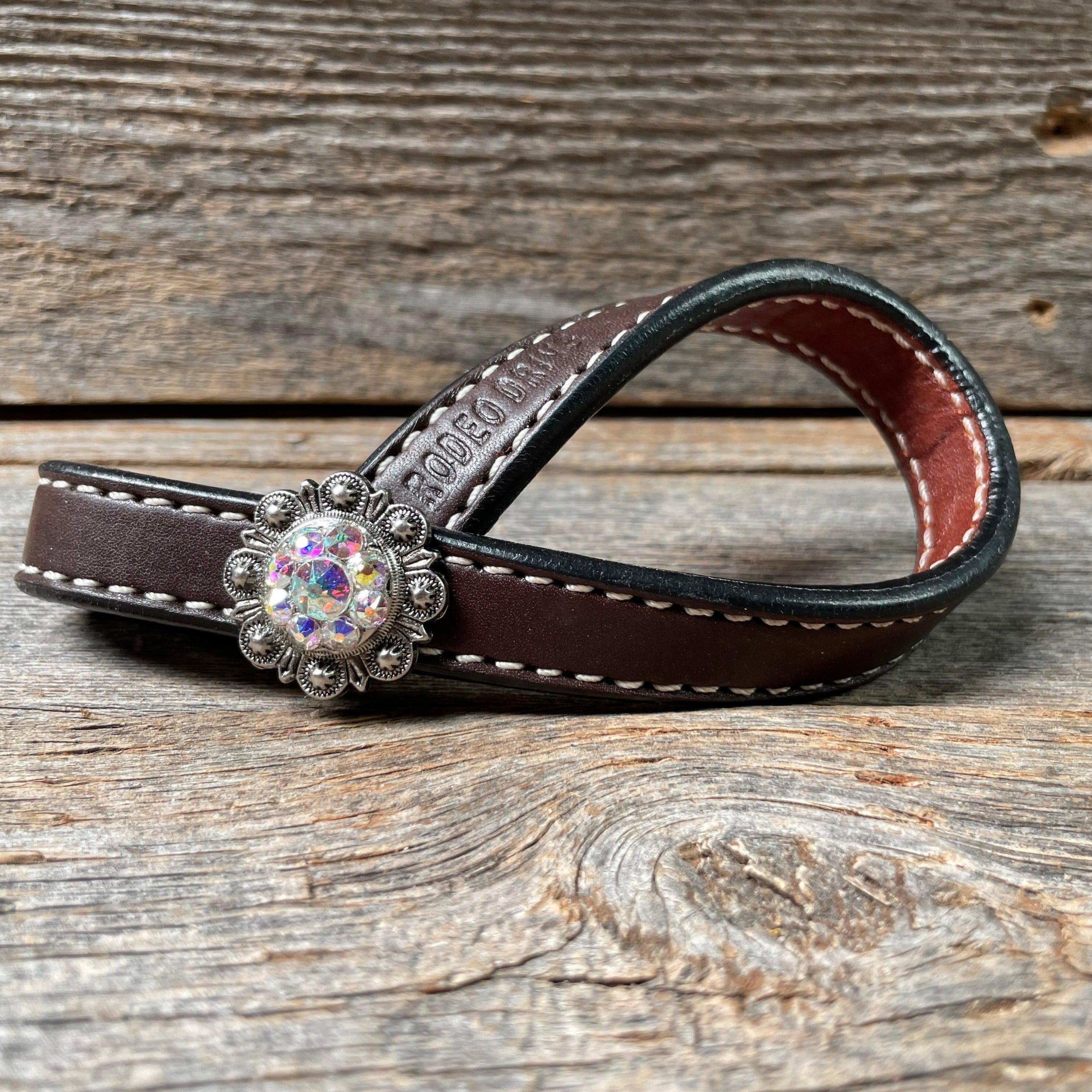 Crystal Dark Oil Rustic Tie Down Keepers - RODEO DRIVE