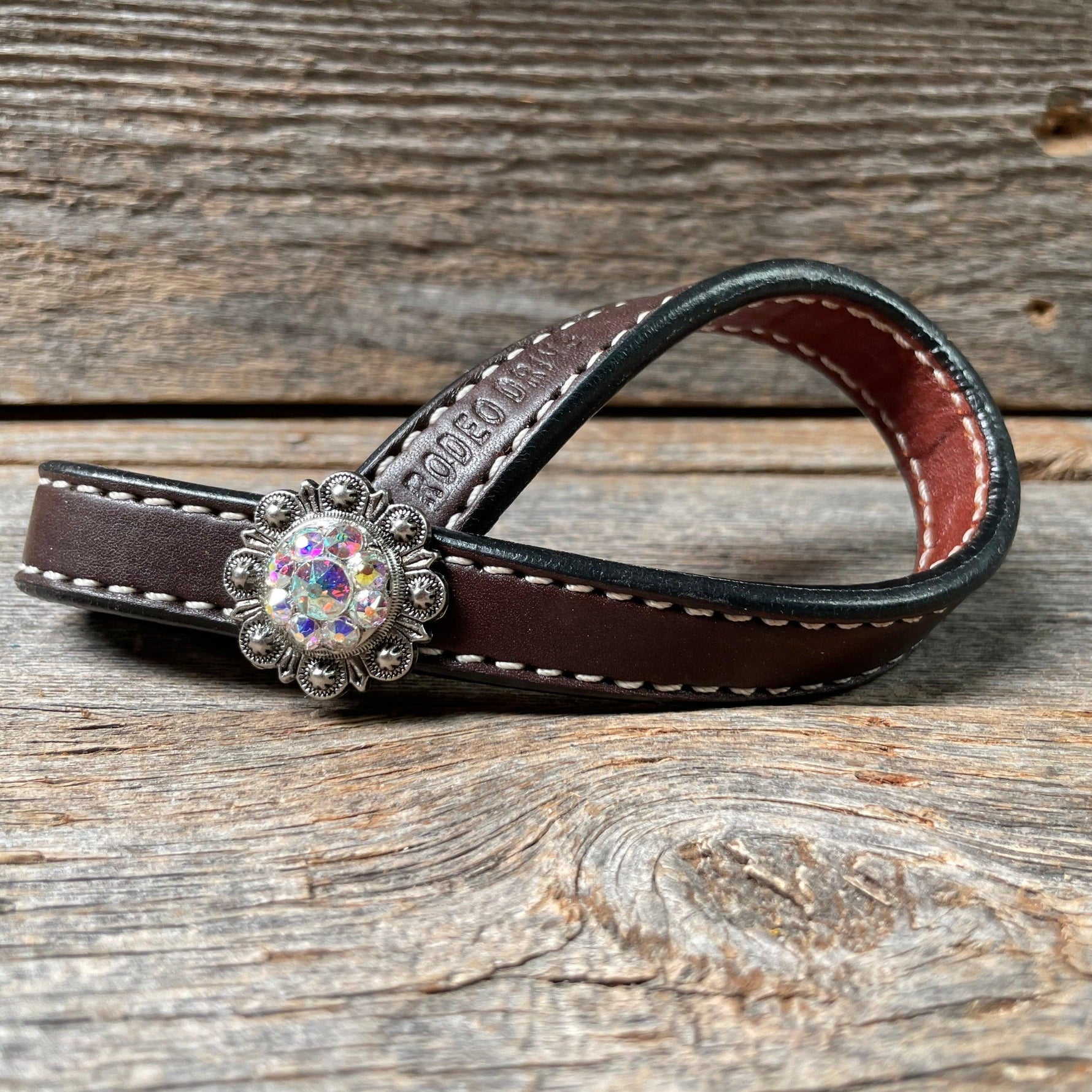 Crystal Dark Oil Rustic Tie Down Keepers - RODEO DRIVE
