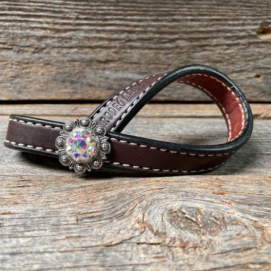 Crystal Dark Oil Rustic Tie Down Keepers - RODEO DRIVE