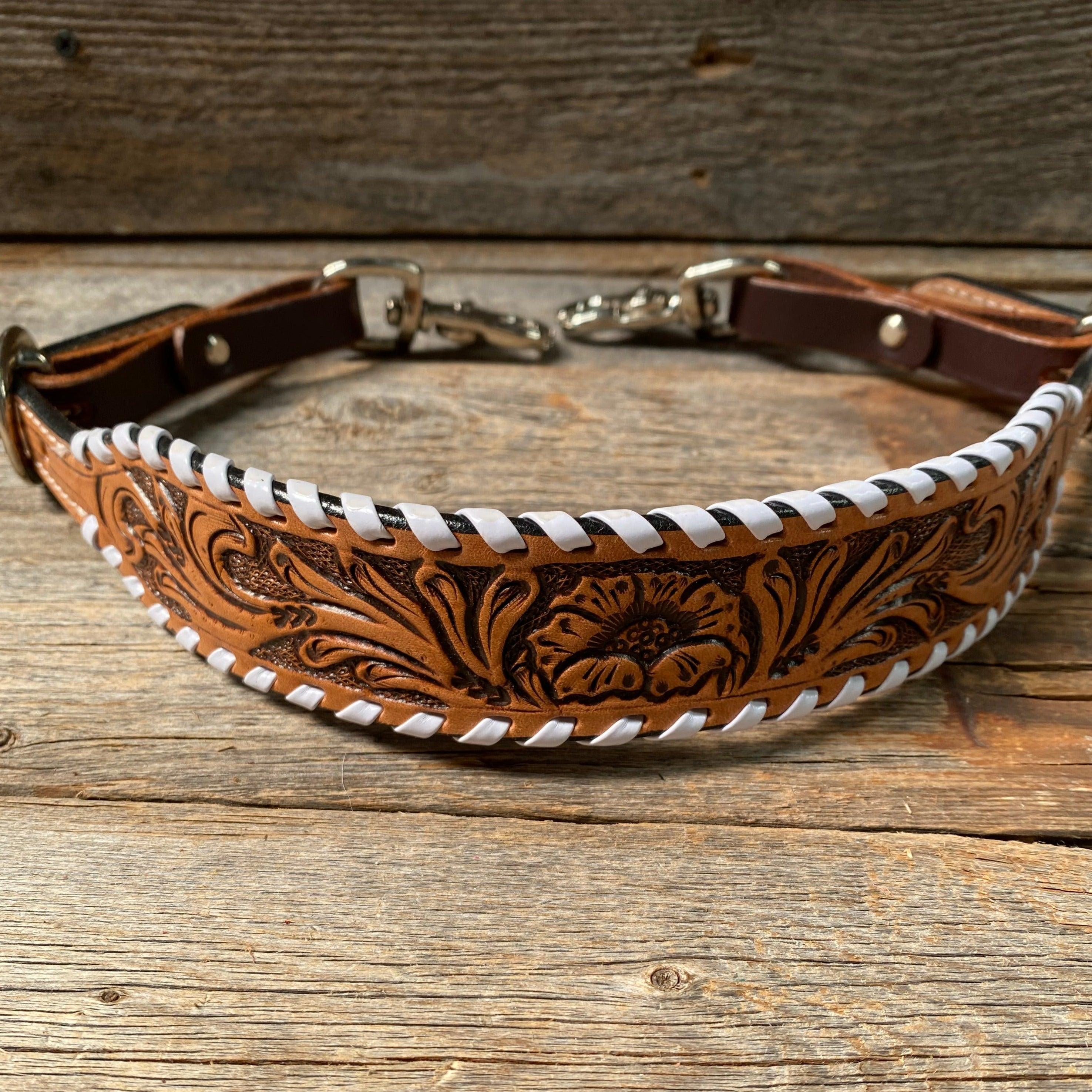 Light Oil Whipstitch Wither Strap #WSWH - RODEO DRIVE