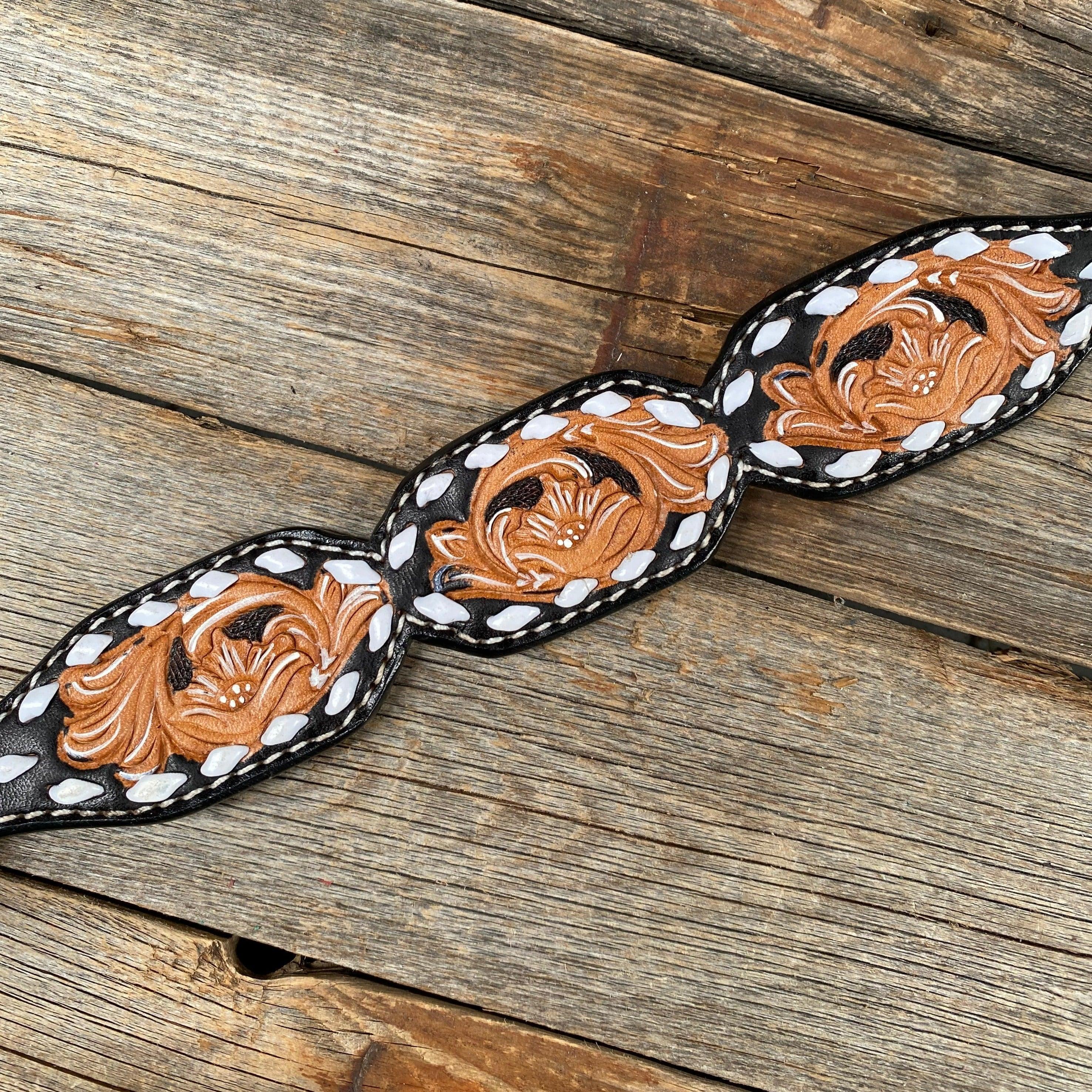 Light Oil Buckstitch Wither Strap #WSCL - RODEO DRIVE