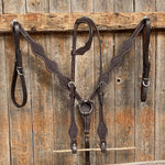 Basketweave Scalloped Dark Oil Tack Sets - RODEO DRIVE
