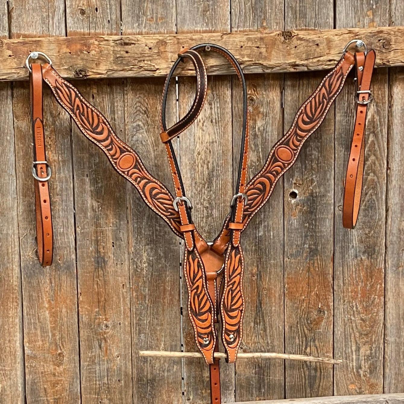 Two Tone Zebra Striped Tack Sets - RODEO DRIVE