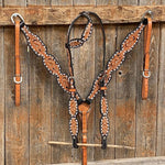 Floral Tooled Buckstitch Tack Sets - RODEO DRIVE