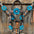 Classic Turquoise and Clear Browband/One Ear Tack Set / Witherstrap #BBBC447 - RODEO DRIVE