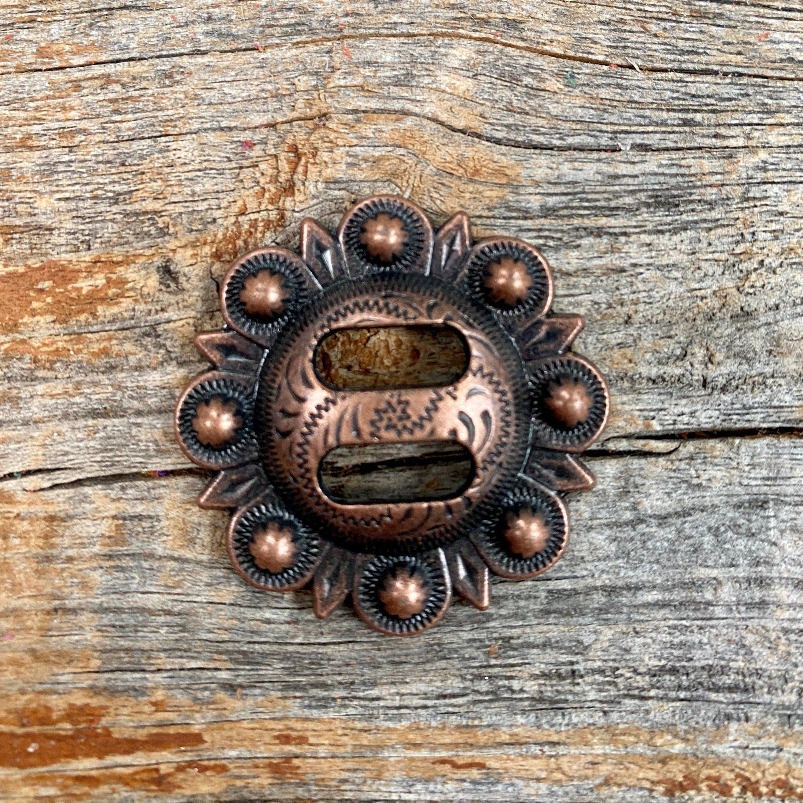 Copper Berry Slotted Concho 1.5